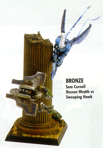 Necron Wraith vs Swooping Hawk by Sam Cornell