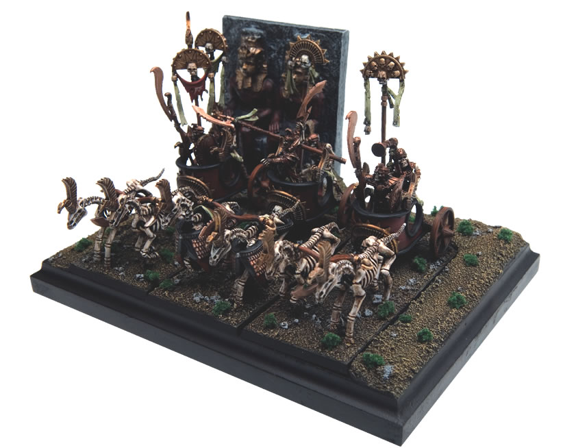 The Golden Hawks Tomb Kings Chariot by Trent Denison