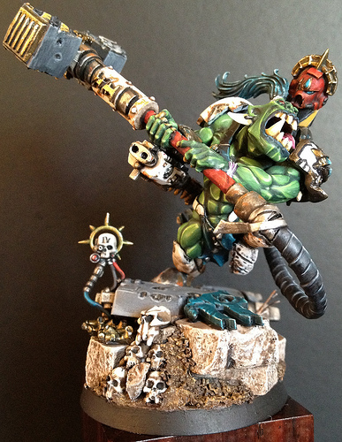 Ork Warboss with Thunderhammer by Michael Hineke