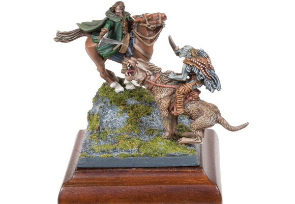 Aragorn vs Warg by Margo Grigoryan