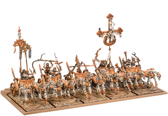 Tomb King Chariots by Bryan Rice