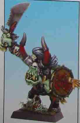 Guerrier ork Noir by Yann Wallaert