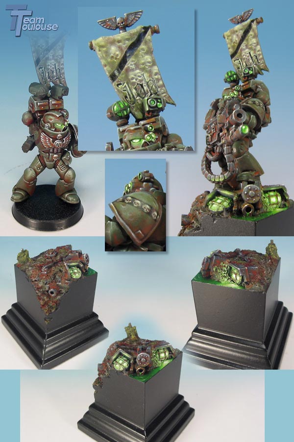 Space Marine with Heavy Bolter by Manuel Sanchez