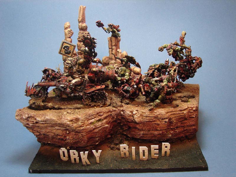 Orky Rider by Valerie Bruere