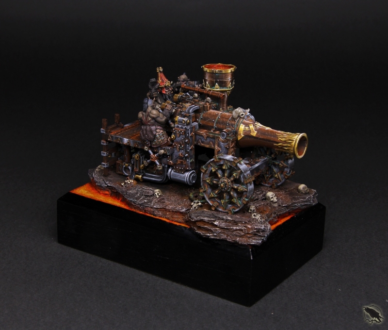 Chaos Dwarf Magma Cannon by Sergey Gybin