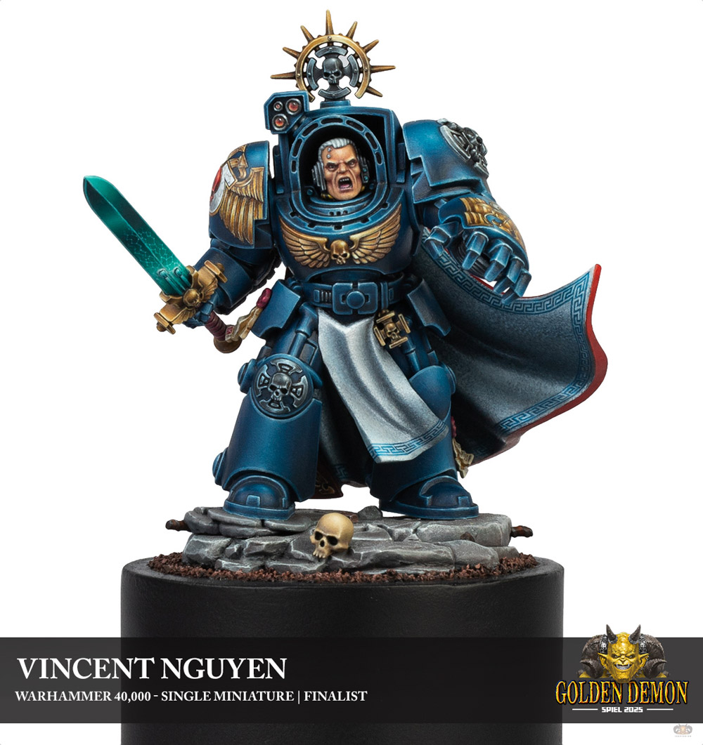 Ultramarines Terminator Captain by Vincent Nguyen