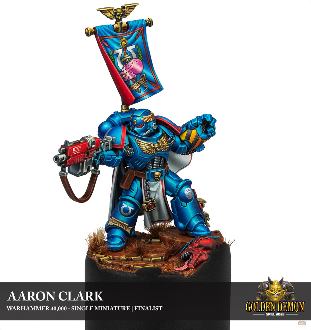 Ultramarine Captain by Aaron Clark