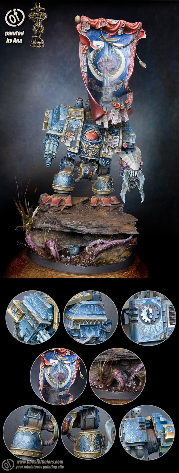 Ultramarines Venerable Dreadnought by Anna Machowska