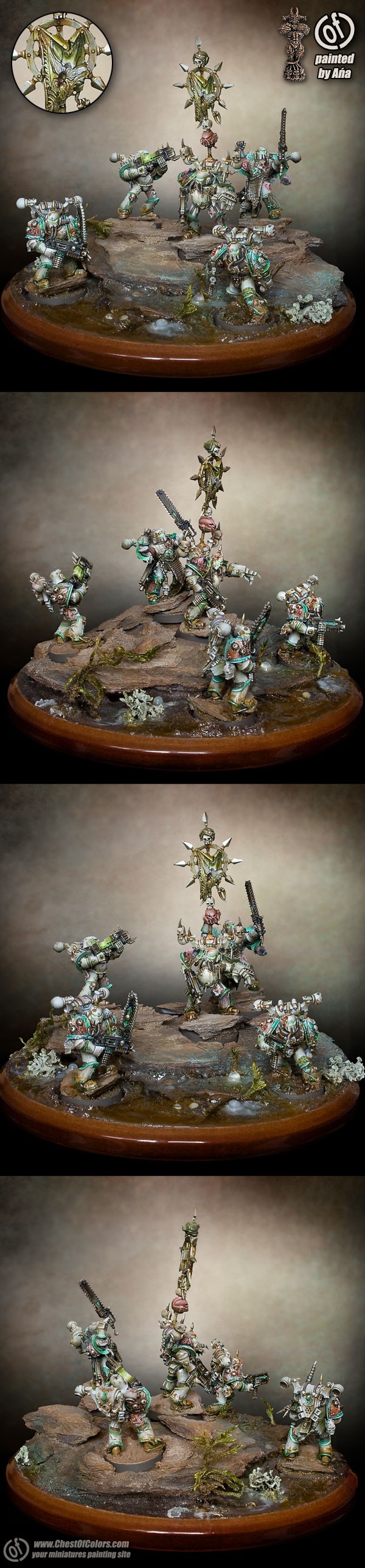 Plague Marines of Nurgle by Anna Machowska