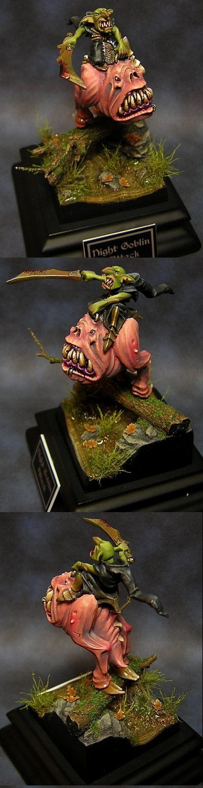 Night Goblin in Squig by Miguel Matías Álvarez