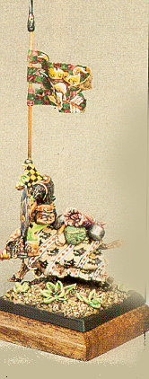 Goblin Standard Bearer by Nick Sewell