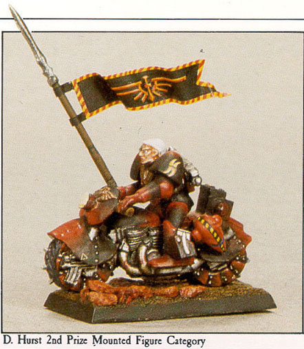 Mounted Miniature by Dale Hurst