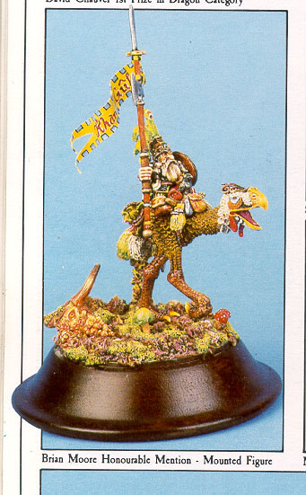 Mounted Miniature by Brian Moore