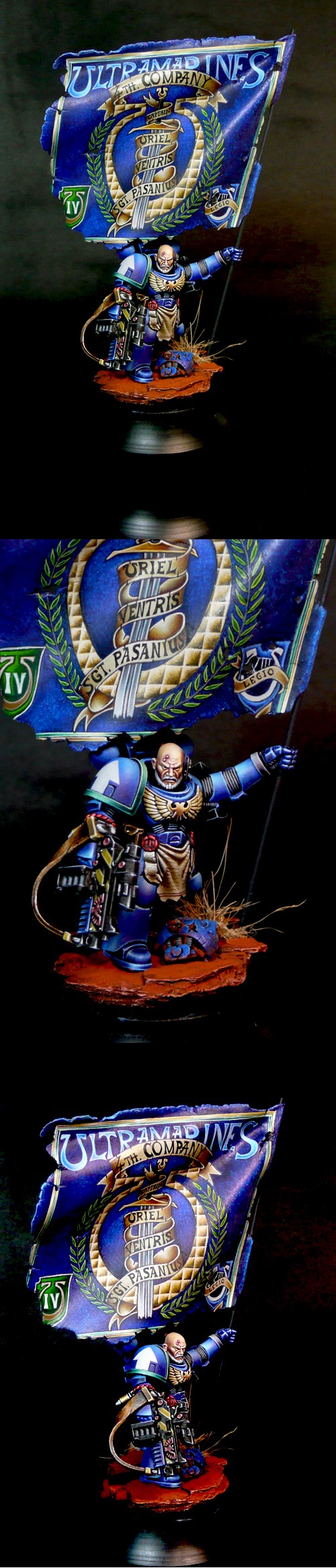 Space Marine with banner by Pedro Souto Wielgus