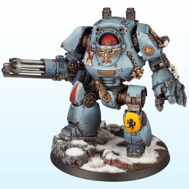 Space Wolves Contemptor Dreadnought by Ben Gills