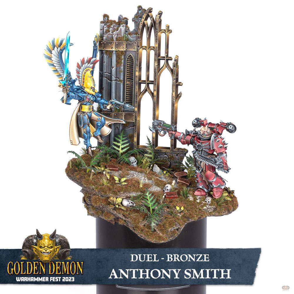 Autarch vs Chaos Marine by Anthony Smith