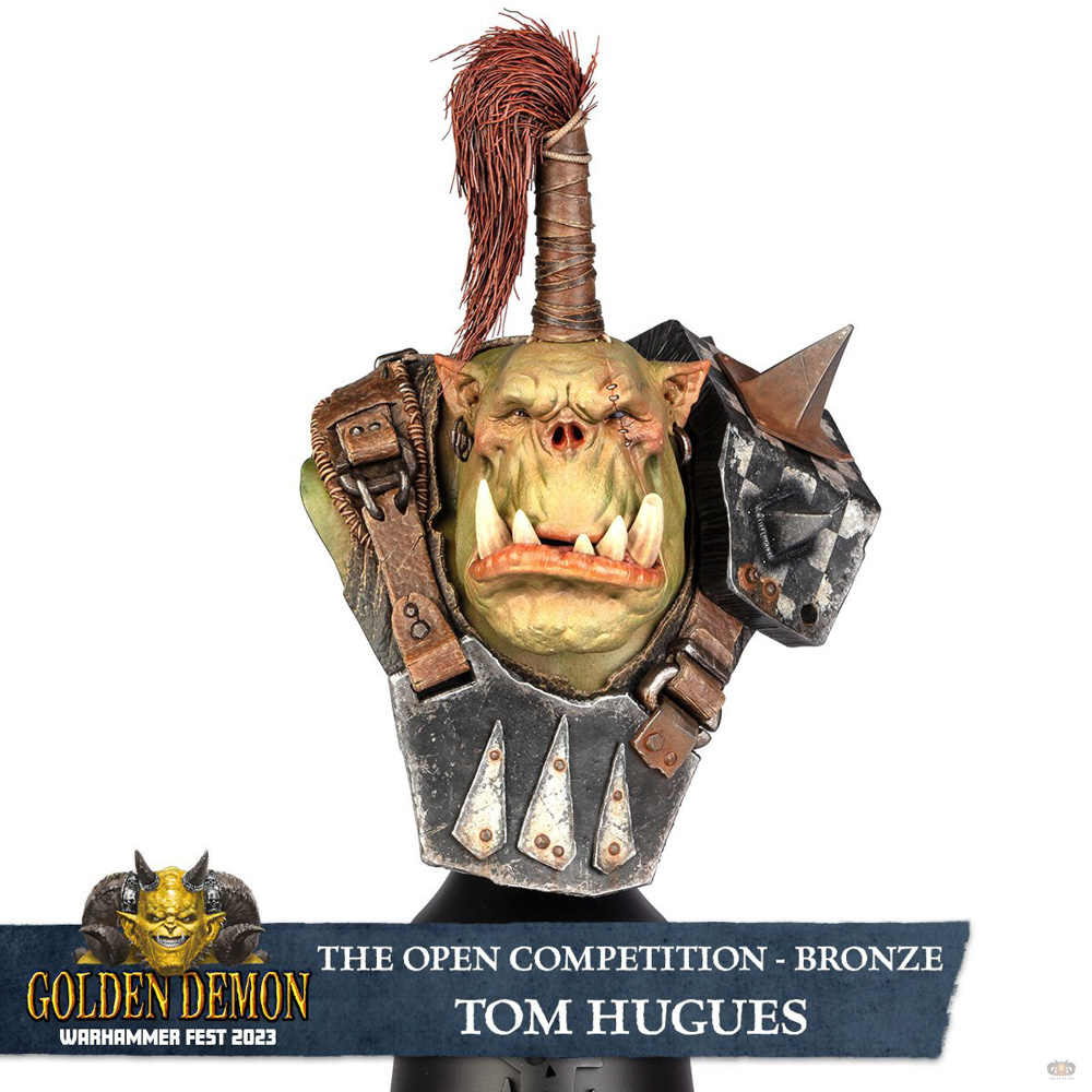 Ork Bust by Tom Hugues