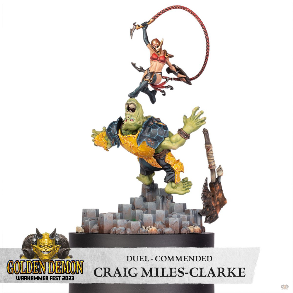 Khamyss vs Orruk Brute, Full view