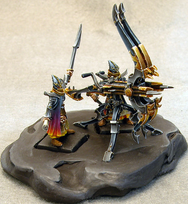 Dark Elf Repeater Bolt Thrower by Noel Meyer