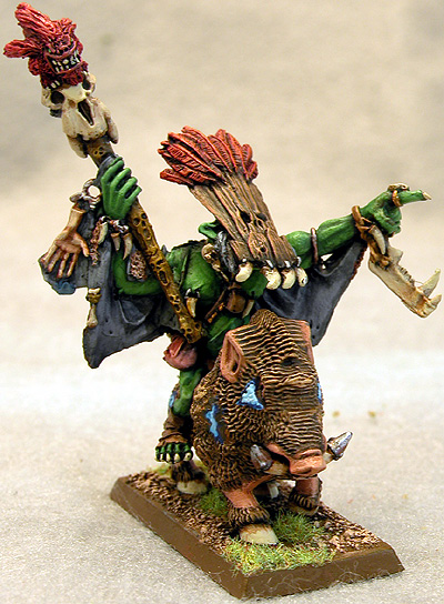 Savage Orc Shaman on Boar by Lucas Ingen-Housz