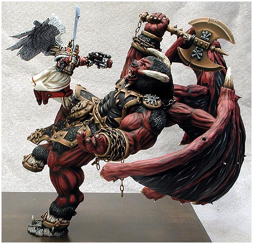 Sanguinius vs Bloodthirster by Jason Phillips