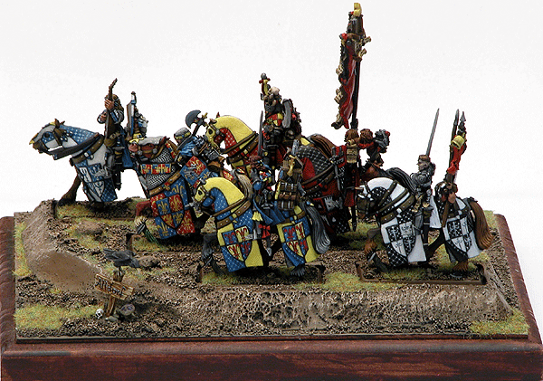 Bretonnian Questing Knights by Dirk Finger