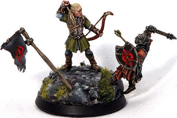 Legolas vs Orc by Brian Okey
