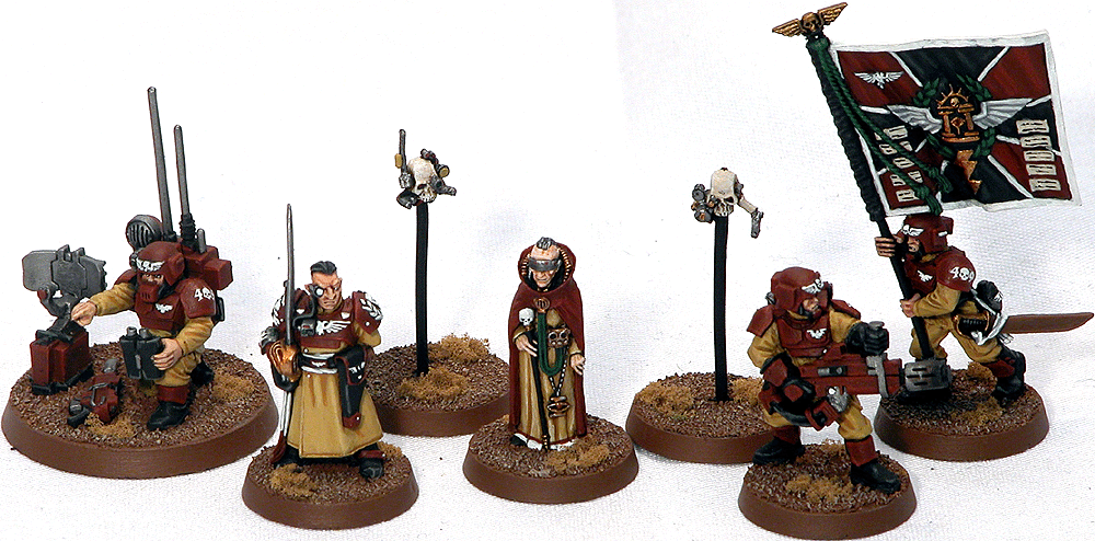 Imperial Guard Commander Squad by Jeff Hall
