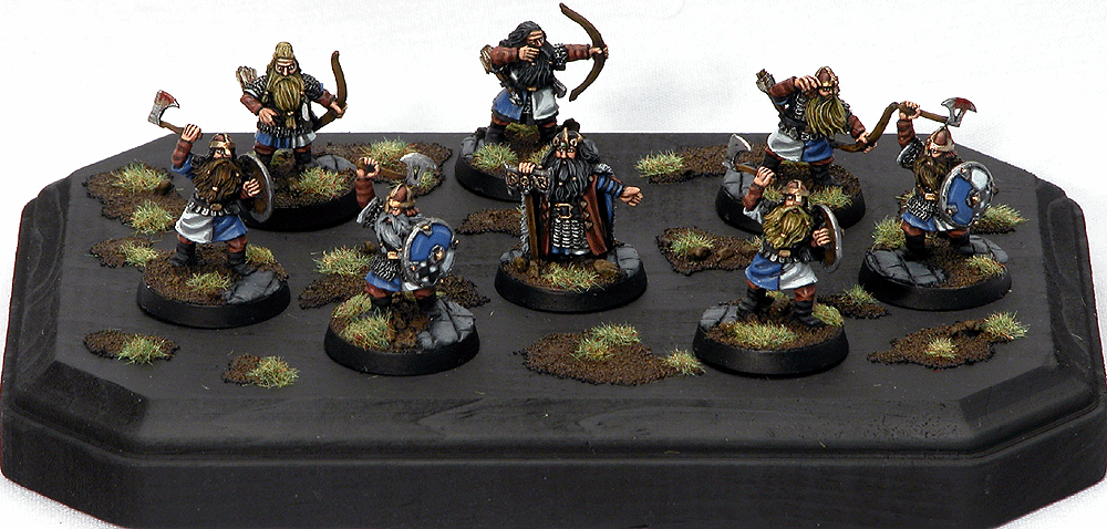 Dwarf King w Warrior Retinue by Andrew Kaye