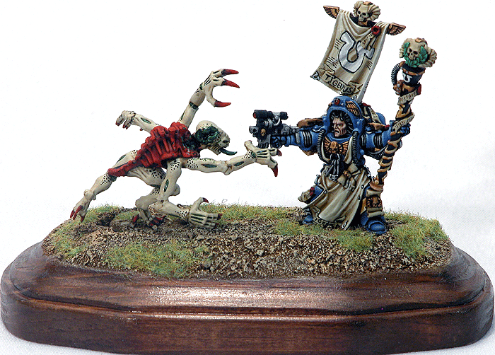 Tigarius vs Genestealer by Eric Heideman