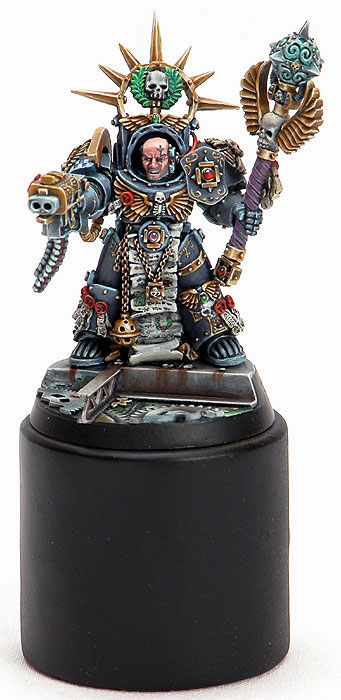 Marcus Tempest - Space Marine Chaplain by Angela Imrie