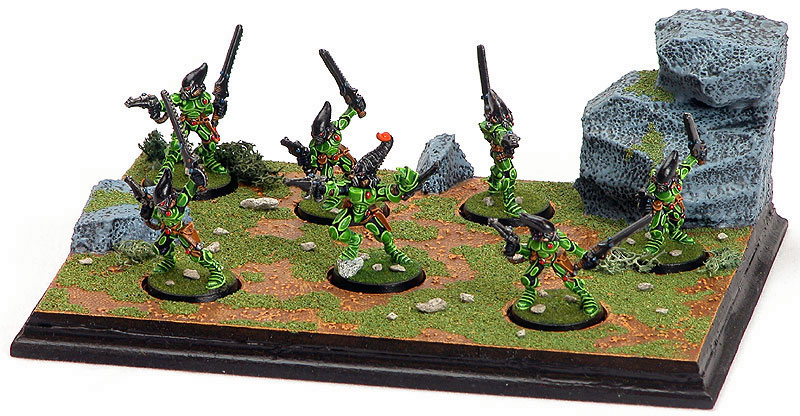 Eldar Striking Scorpions by Gabe Dobkin