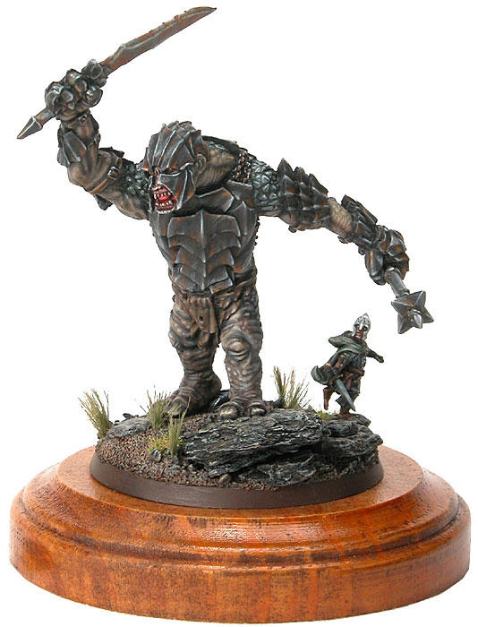 Pippin vs Mordor Troll Chieftain by Albert Cho