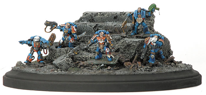 Ultramarines First Company by Jeff Lybbert