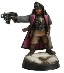 Imperial Guard Commissar by Sebastian Flores