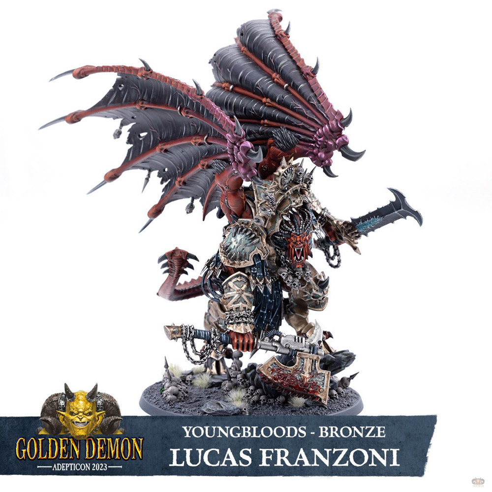 Angron, Daemon Primarch of Khorne by Lucas Franzoni
