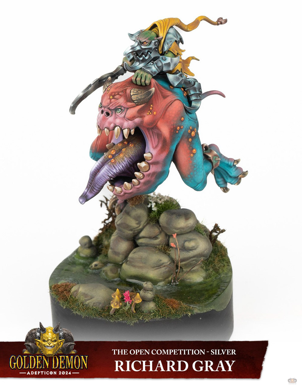 Loonboss on Giant Cave Squig by Richard Gray