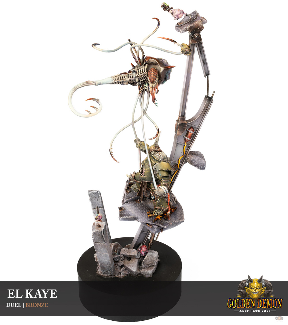 Tyranid VS Plague Marine by Ellis Kaye