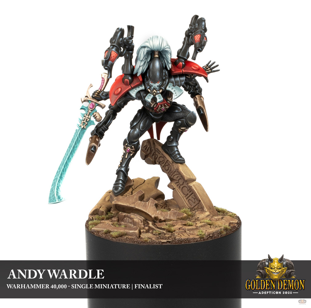 Lhykhis - The Phoenix Lord of The Warp Spiders by Andy Wardle