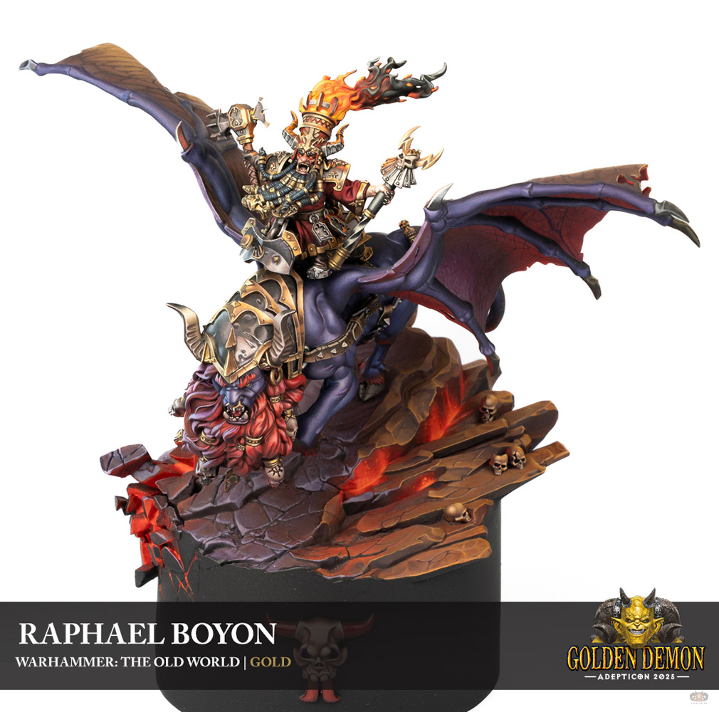 Sorcerer on Lammassu by Raphael Boyon