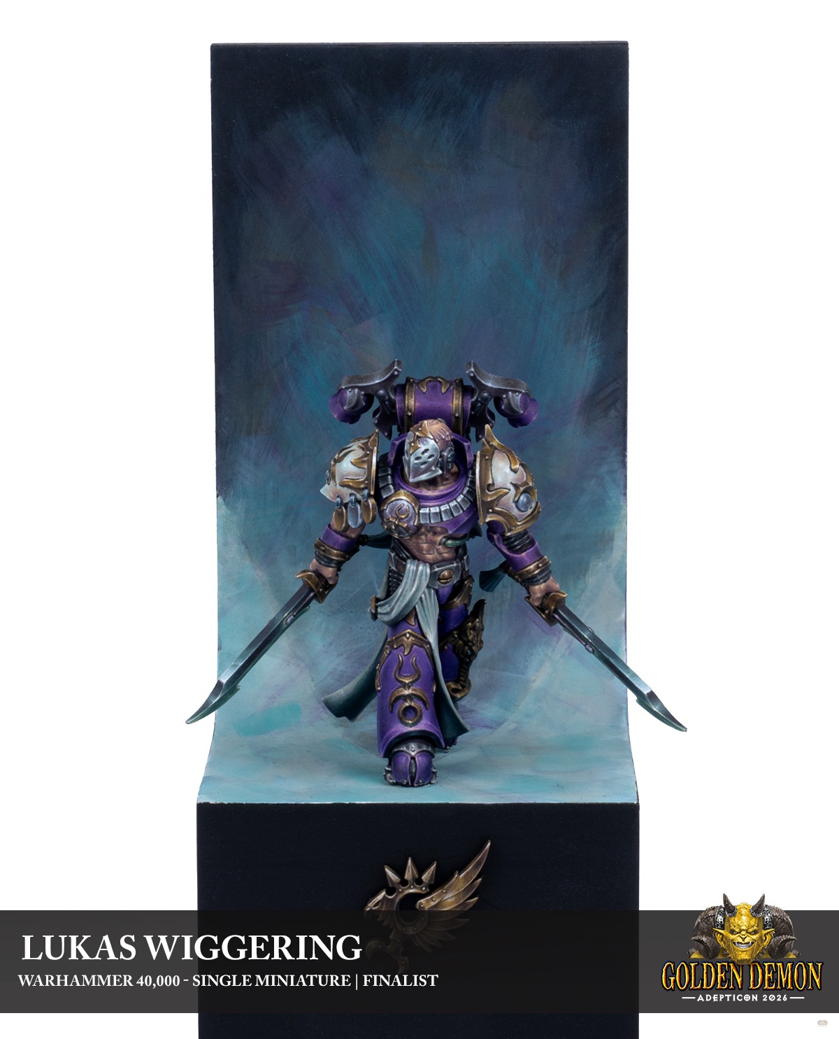 Champion of Slaanesh by Lukas Wiggering