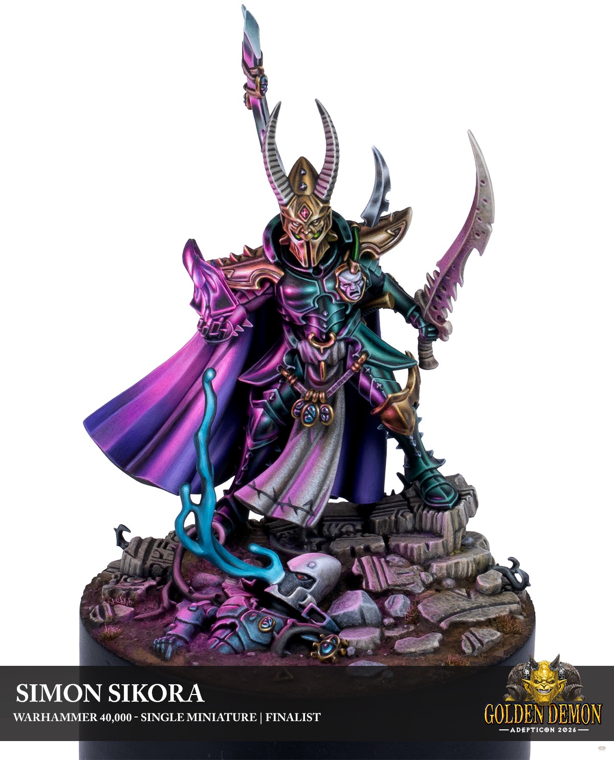 Dark Eldar Archon by Simon Sikora