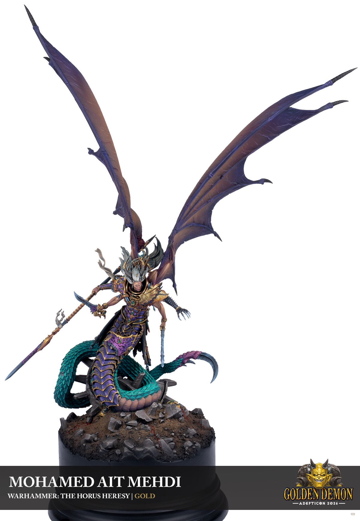Fulgrim, Daemon Primarch of Slaanesh by Mohamed Aït-Mehdi